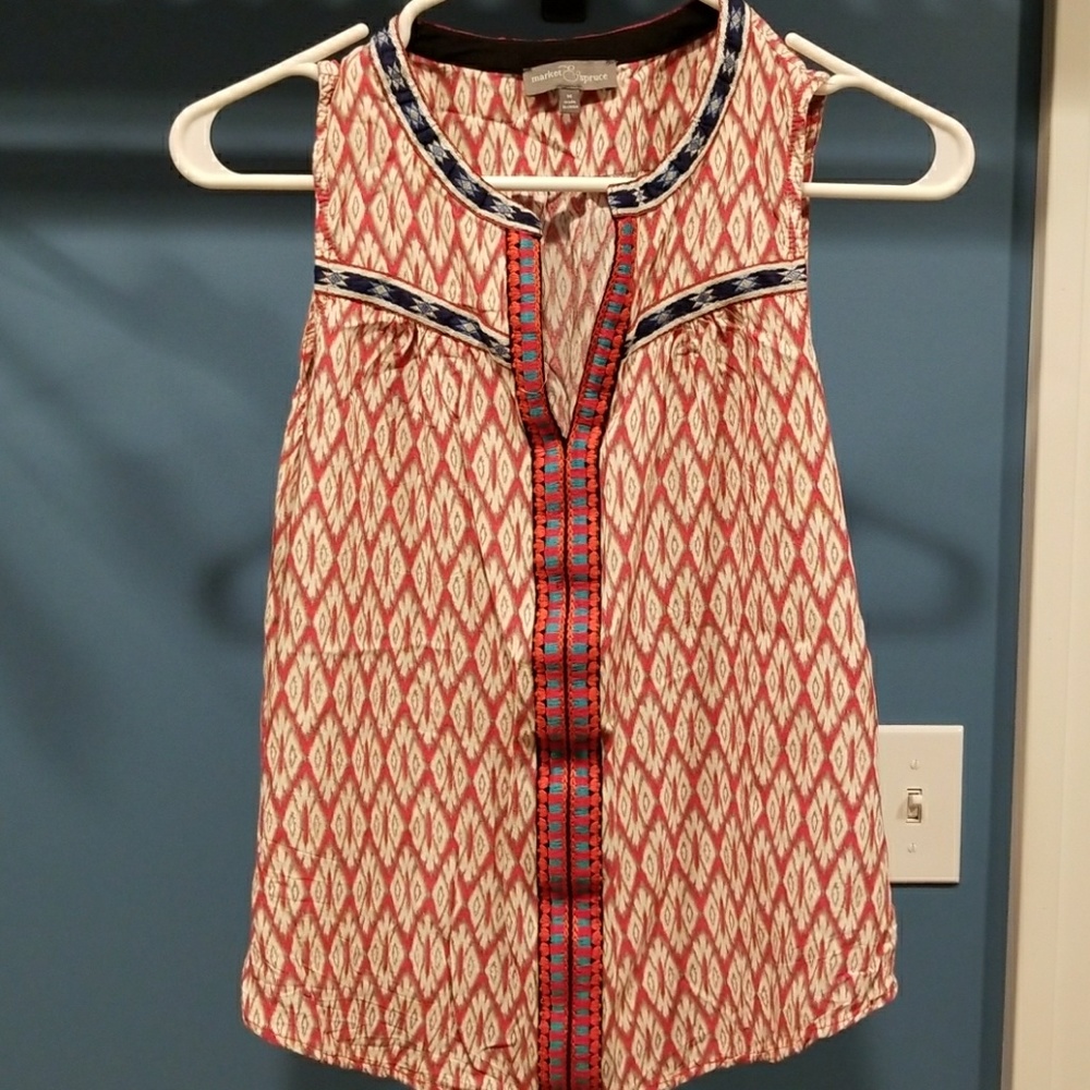 Aztec Pattern Tank